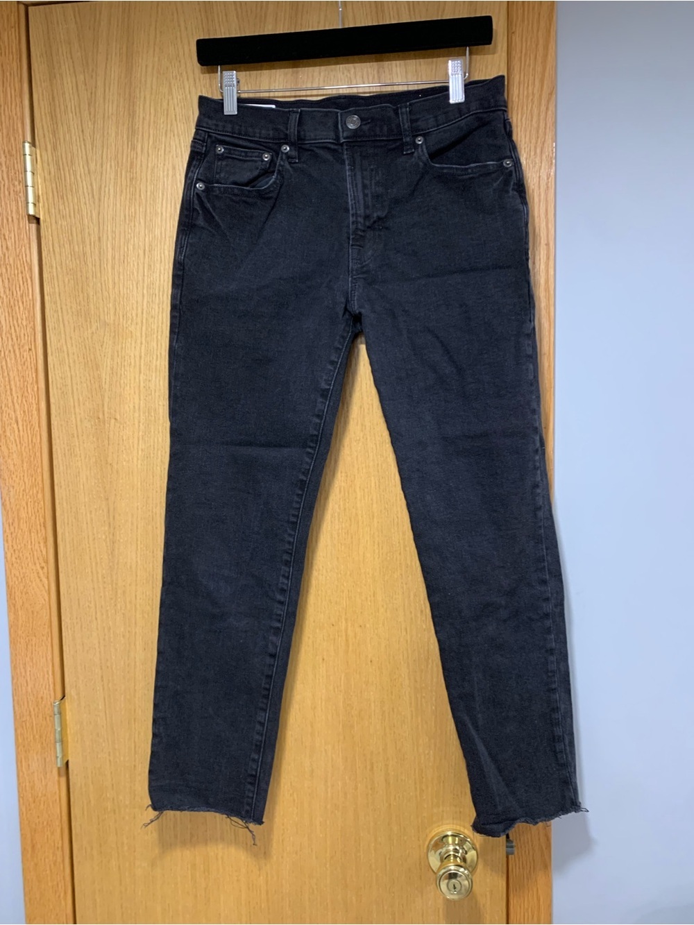 Gap Girlfriend Mid Rise Black Jeans - Size 4